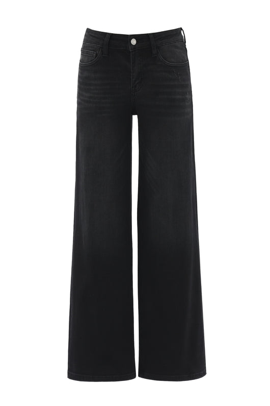 High-Waisted Wide Leg Jeans