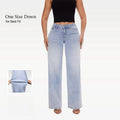 High-Waisted Wide Leg Jeans