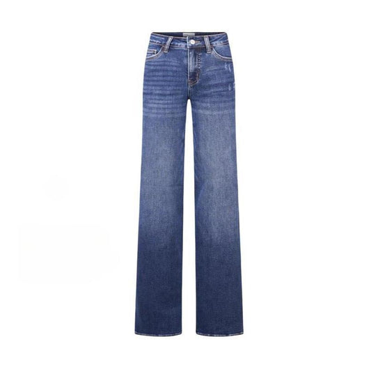 High-Waisted Wide Leg Jeans