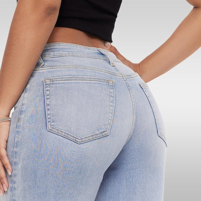 High-Waisted Wide Leg Jeans