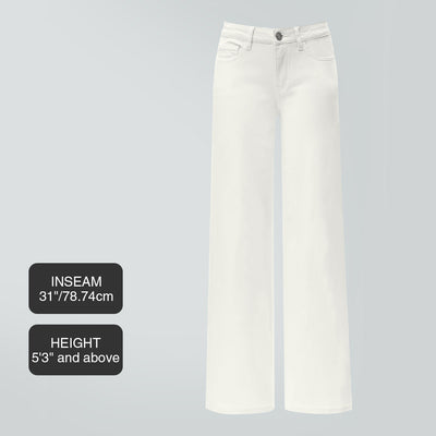 High-Waisted Wide Leg Jeans